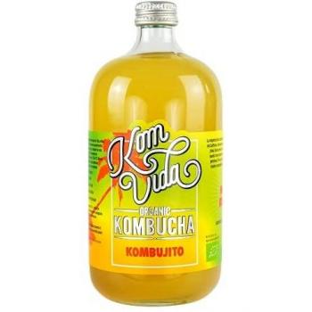 Té kombucha. Komvida. Kit sabor Mojito. 6 botellas de 750 ml. Envío en frío.