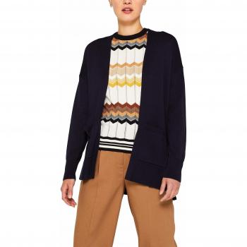 Esprit 089ee1i002 Chaqueta Punto, Azul