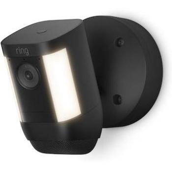 Cámara de Vigilancia Ring Spotlight Cam Pro Con Cable Negra 1080p para Exterior
