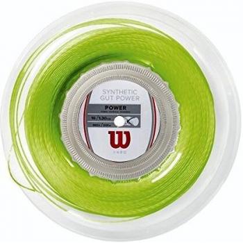 Wilson Synthetic Gut Power 16g Lime Green Tennis String Reel