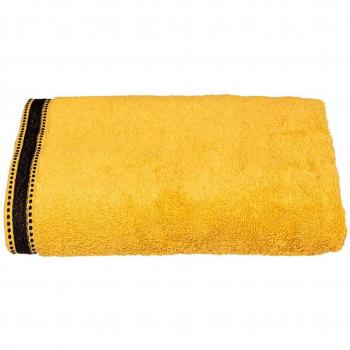 Toalla baño premium color mostaza 70x130cm