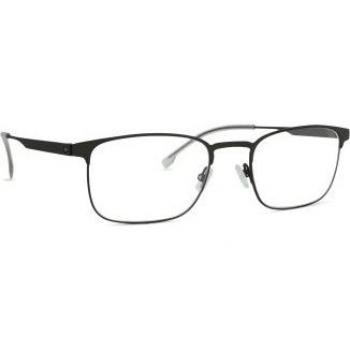 Hugo Boss 1644 SVK Rectangular Metal Prescription Glasses - Black, Gray - Online Try-On
