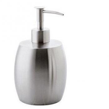 Dispensador de jabón para baño Nigella cromo satinado 0.48 l en acero inoxidable