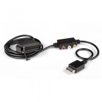 Speedlink TRACS - Cable euroconector de vídeo y audio, color negro