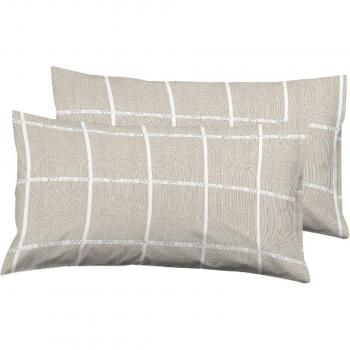 Juego de 2 fundas de almohada algodón Leviatan El Caballo