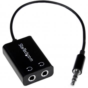 StarTech.com MUY1MFFADP - Adaptador para Auriculares, Negro