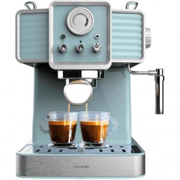 Cecotec Power Espresso 20 Tradizionale Light Blue Cafetera Express 1350W, 20 Bares, Capacidad de 1,5L