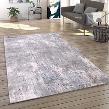 Alfombra Salón Pelo Corto Motivo Abstracto Vintage Efecto 3D 160x230 cm, Multicolor - Paco Home