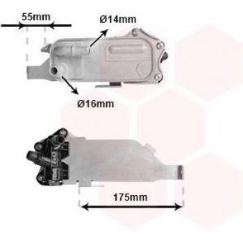 Radiador de aceite para transmisión automática VAN WEZEL 06013740