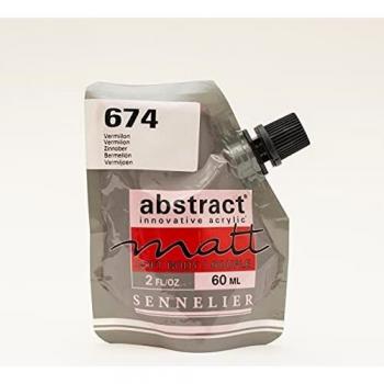 Sennelier Color acrílico mate Serie Abstract Matt 60 ml 674 Vermiglione