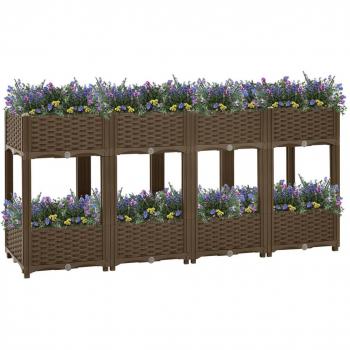 vidaXL Raised Bed 160x40x71 cm Polypropylene