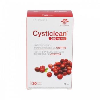 Cysticlean™ 30 Sachets - Dietary supplement for urinary tract health, contains D-mannose, cranberry extract, and vitamin C; designed to support bladder function and promote urinary tract health