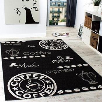 Paco Home Alfombra Moderna Tejido Liso Aspecto Sisal Alfombra De Cocina Antracita Gris, tamaño:120x170 cm