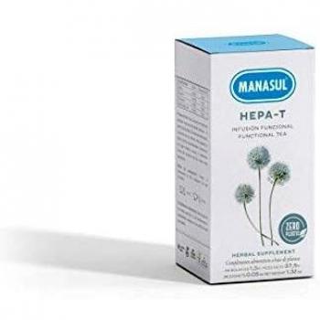 MANASUL - Infusión De Boldo y Romero con Cúrcuma. Té Digestivo Protector Del Hígado. Hepa-T. Caja de 25 Bolsitas