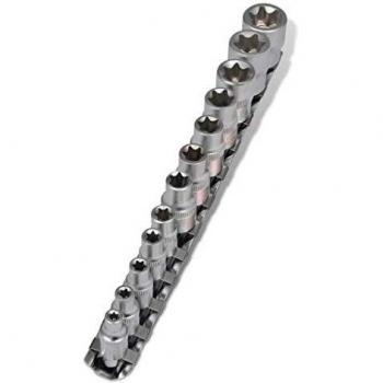 vidaXL Juego de Llave Vasos Tuerca de Forma Estrella Torx Set de Herramientas