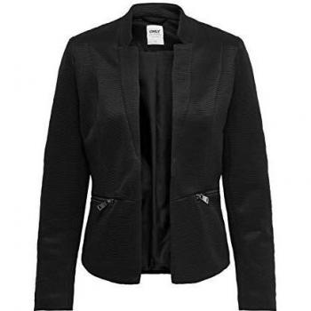 Only Onlmaddy-Icon L/s Short Blazer CC TLR, Black, 36 para Mujer