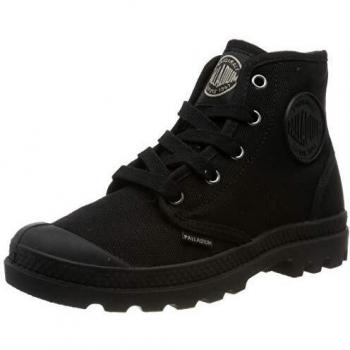 Botines Palladium Pampa HI para mujer en canvas negro