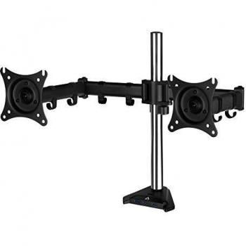 ARCTIC Z2 Pro (Gen 3) - Dual Monitor Arm with 4-Port USB 3.0 Hub, Matte Black