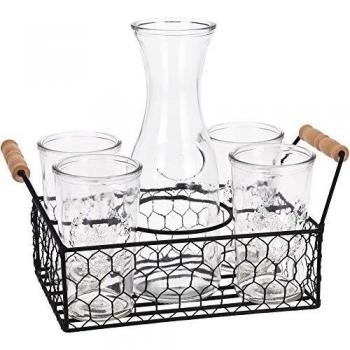 Juego de Cesta con 4 Vasos y Jarra - Pro Kitchen CD1001110