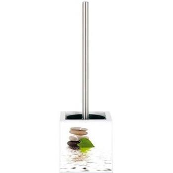 MSV ESCOBILLERO MDF INOX, Acero Inoxidable, Multicolor, 37x11x11 cm