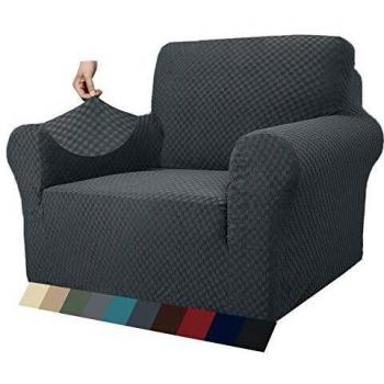 MAXIJIN Fundas de Silla Jacquard para Sala de Estar, superelásticas, Antideslizantes, con Brazos, Perros y Mascotas, 1 Pieza elástica, Protector de sofá