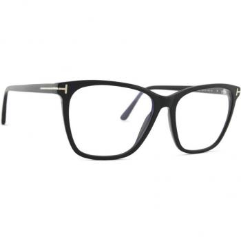 Tom Ford FT5762-B 001 Optical Frame, Black, Female, Size: 55 MM