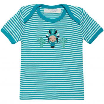 Sense Organics Tilly Baby T-Shirt Mit Schlupfkragen, Camiseta para Bebés, Mehrfarbig