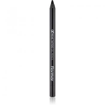 Flormar - Eyeliner Extreme Gel - Delineador de ojos en gel a prueba de agua, tono 06 Onyx, 1,2 g
