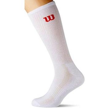 Wilson M Crew Calcetines de Tenis, Hombre, Blanco
