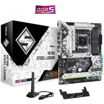 ASRock X670E Steel Legend ATX Motherboard Socket AM5