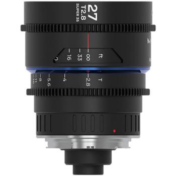 Laowa Venus Optics Nanomorph 27mm T2.8 1.5X S35 Anamorphic Lens for Arri PL/Canon EF - Blue Flare