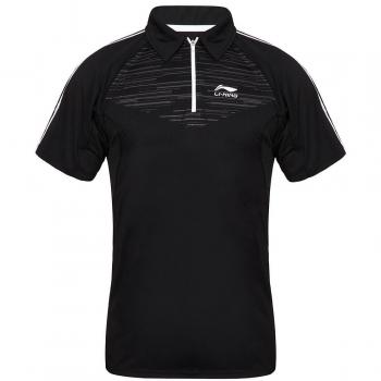 Li Ning T- Shirt A287 - Camiseta de tenis para hombre, color negro, talla S