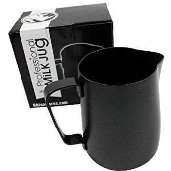 Rhinowares RH005 - Espumador para leche, 340 ml, color negro