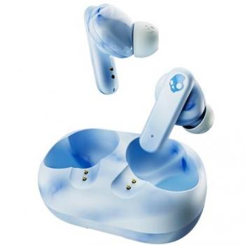 Auriculares In-Ear Inalámbricos Skullcandy EcoBuds Glacier - 8h de Autonomía, Estuche de Carga Sin Batería, USB-C, Resistente al Agua (IPX4), Ecol