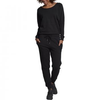 Urban Classic Women's Long Sleeve Terry Jumpsuit