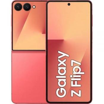 Samsung Galaxy Z Flip7 Plegable 5G 12GB RAM 512GB Coral Rojo con Cámara de 50MP y Pantalla AMOLED