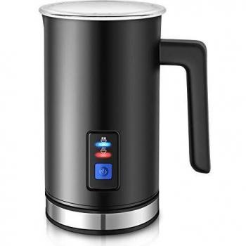 NWOUIIAY 3 en 1 Espumador de Leche Eléctrico 500W Batidora Leche Espuma 115ml/240ml para Espuma de Leche Caliente/Fría/Calienta Leche Café Caramel Macchiato Capuchino