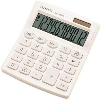 Citizen Calculadora citizen sobremesa sdc-812nrpke eco eficiente solar y a pilas 12 digitos 124x102x25 mm rosa