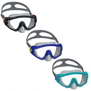 Gafas de buceo Spark Wave adulto, máscara de buceo para adultos, diseño multicolor, dimensiones 18x10x8 cm, correa anatómica, adecuada para playa y piscina