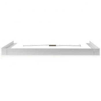 Kit de Apilamiento Universal para Lavadora y Secadora 60,5 cm con Estante, Blanco