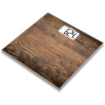 Beurer GS 203 Wood Digital Glass Bathroom Scale