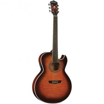 Washburn Festival Mini Jumbo Electric Guitar EA15ATB All Tobacco Burst