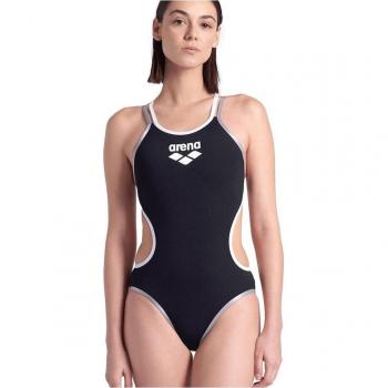 Bañador de mujer One Double Arena - Negro-Blanco-Plata - Talla 32