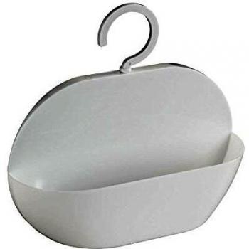 Wenko 22135100 Candy Caddy de ducha-Cesta de almacenaje, plástico, color blanco, 26 x 9 x 23 cm