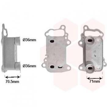 Enfriador de aceite VAN WEZEL 06013732 para motor