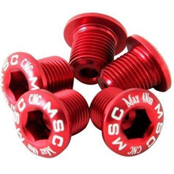 Msc M8X8MSCR5 - Kit tornillos platos m8x8/85 alu7075t6 5 unidades