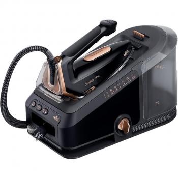 Braun CareStyle 7 Pro IS7286BK Steam Generator Iron - 2700W, 8 Bar Pressure, EloxalPlus Soleplate, Black/Copper