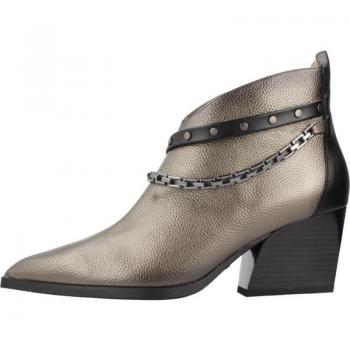 Botines de Mujer Hispanitas modelo HI243597 color gris black con tacón
