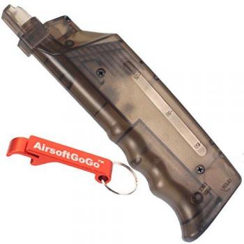 MAG 200rd 6mm BB Loader para Airsoft AEG GBB GBBR AEP - AirsoftGoGo Llavero Incluido