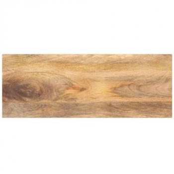 Tablero de mesa rectangular de madera maciza de mango 70x30x2,5 cm